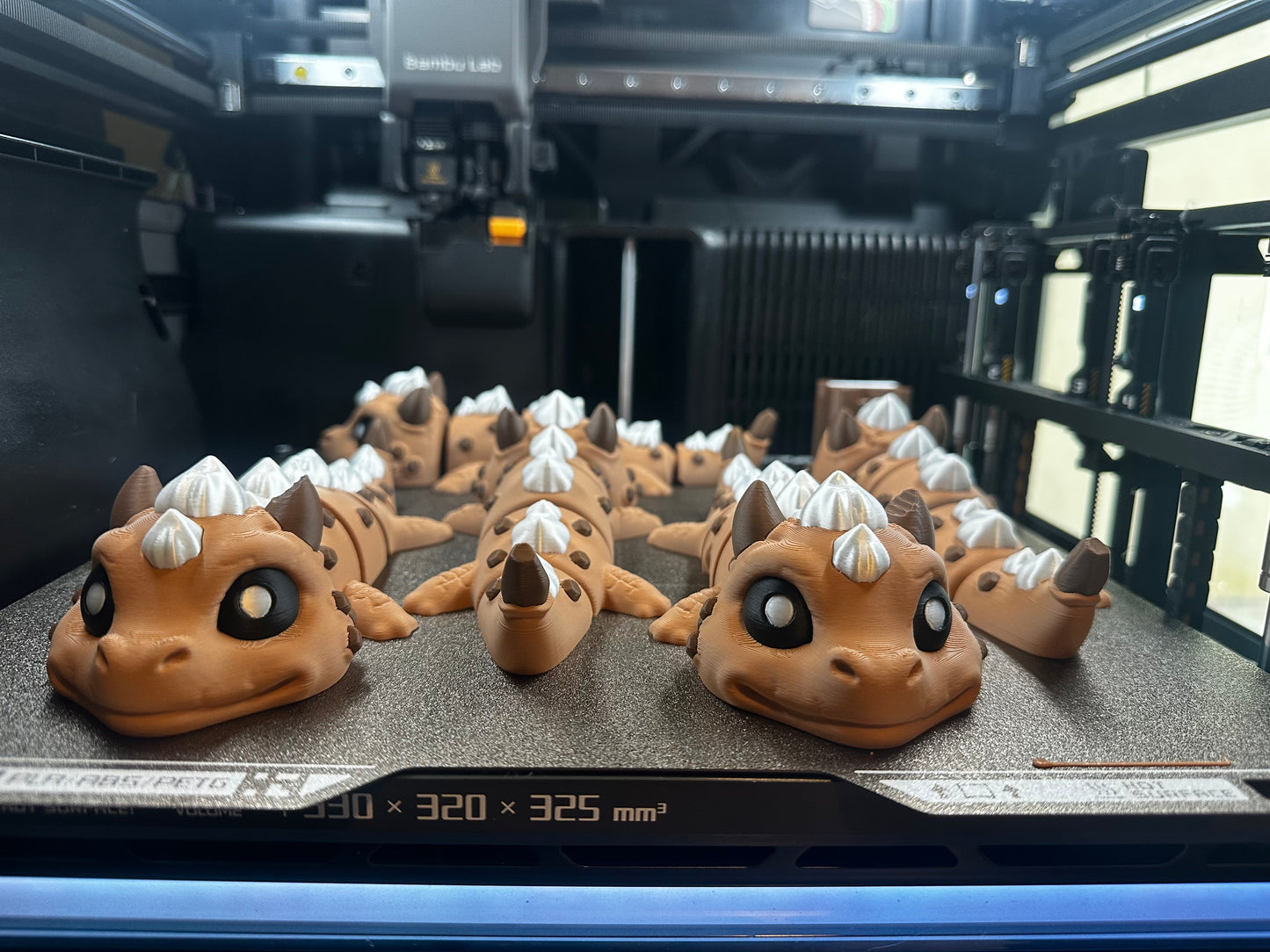 Chocolate Chip Cookie Dragon - sensory fidget toy (8 3/4")
