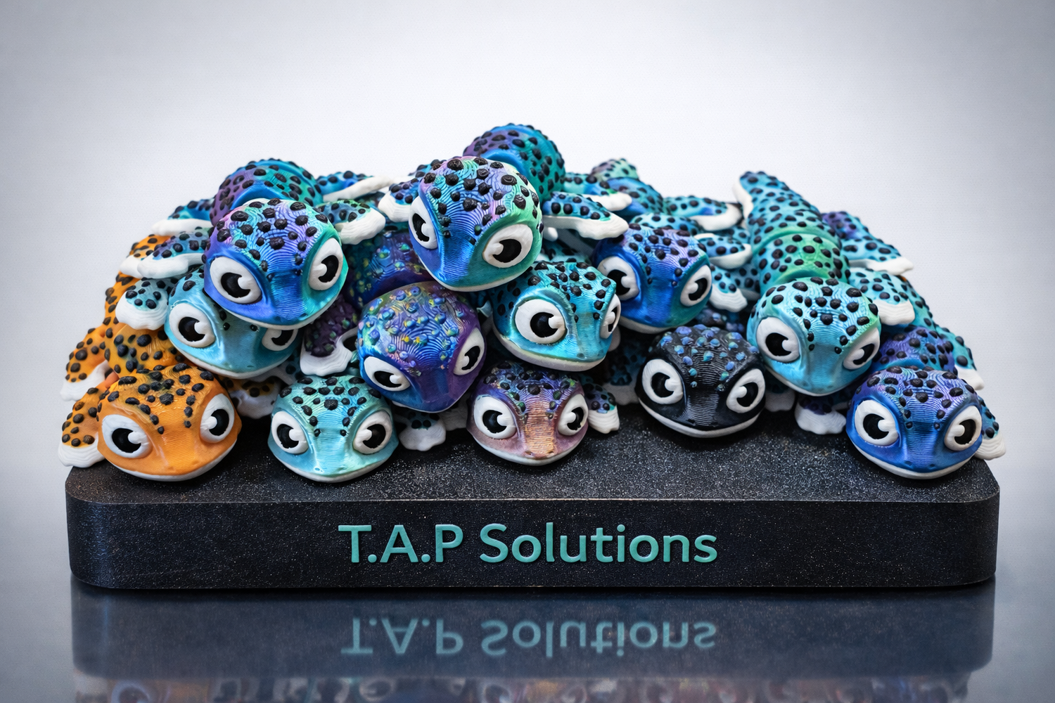 Articulated Geckos - Triple Sensory Fidget Collection Touch + Motion + Sound