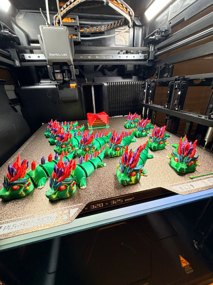 Mini Dragon Keychain- 10 Color