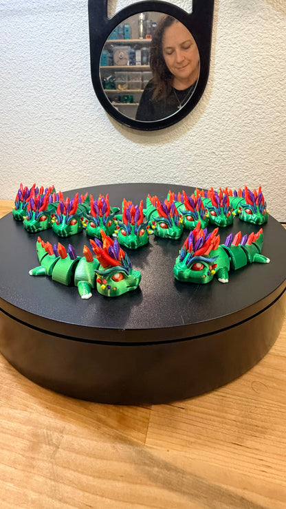 Mini Dragon Keychain- 10 Color
