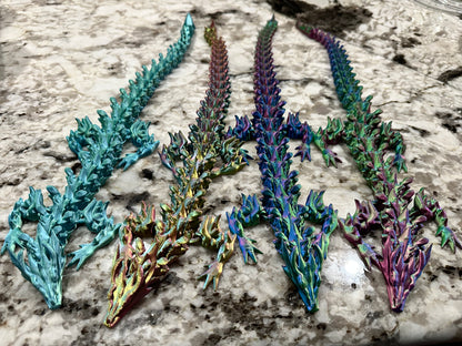 Rainbow Dragon - Premium Silk Triple Sensory Fidget Collectible