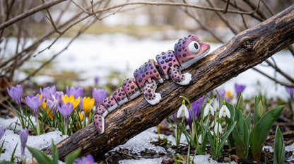 Rainbow Gecko (Blue Green Purple Yellow)
