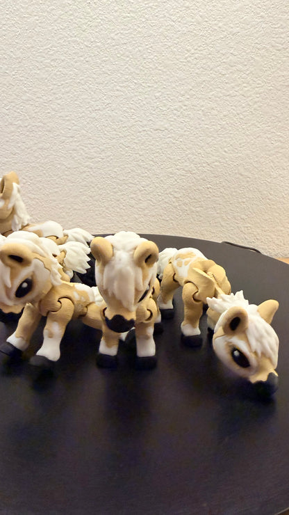 Mini Ghost Horse Companion (5" Long)