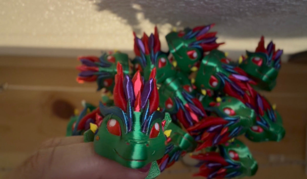 Mini Dragon Keychain- 10 Color