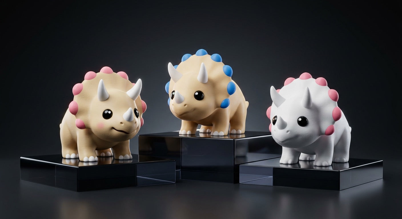 Triceratops - sensory fidget dinosaur