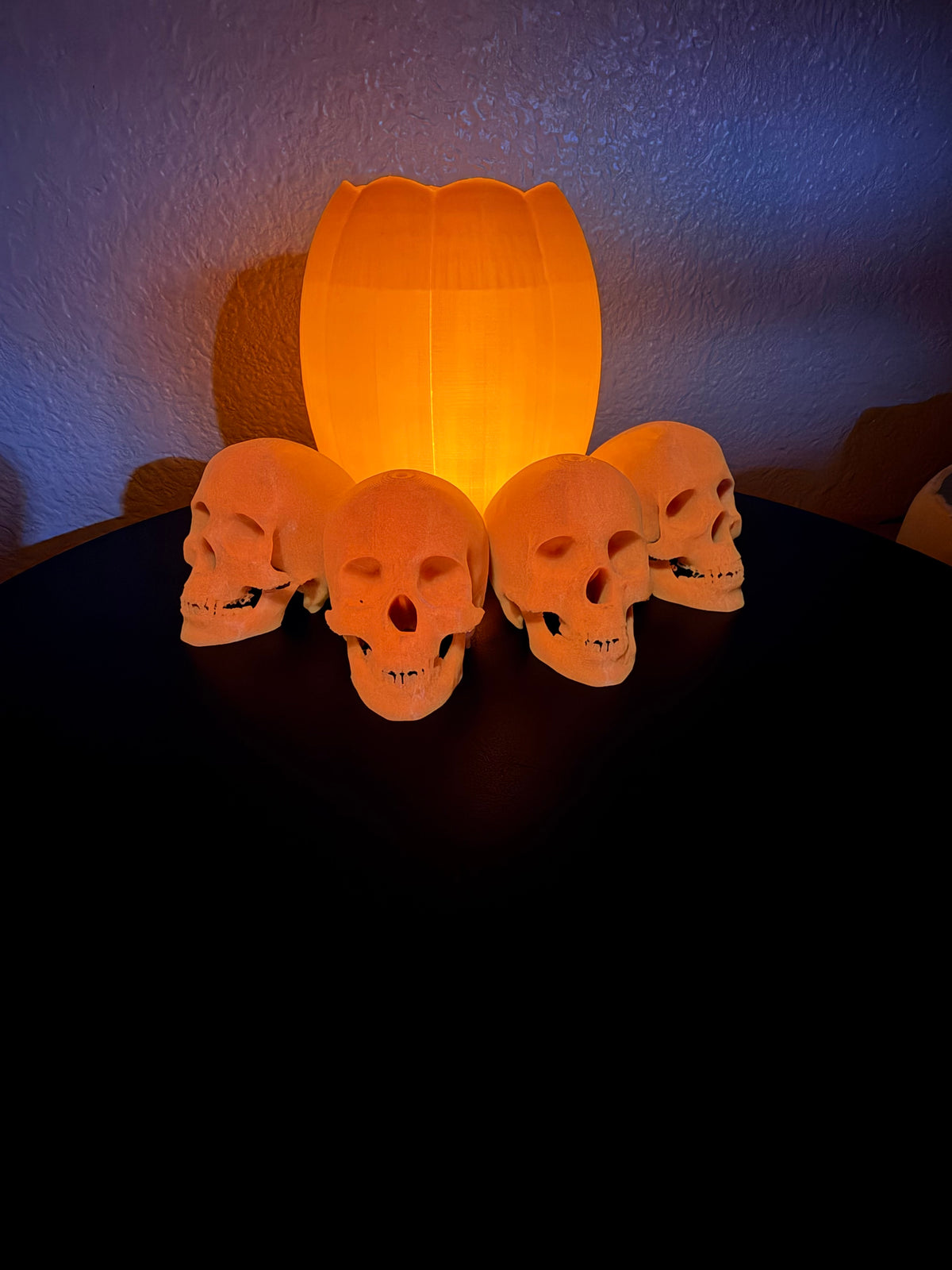 Glowing Skulls, 2.5" Glow-in-the-Dark Halloween Decor  NEW RELEASE!