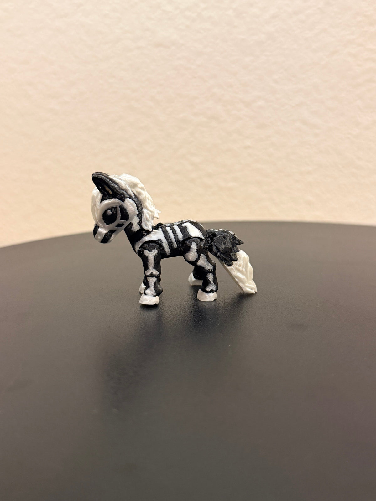 Hatchling,  Halloween Skeleton Horse (3"with neck up)