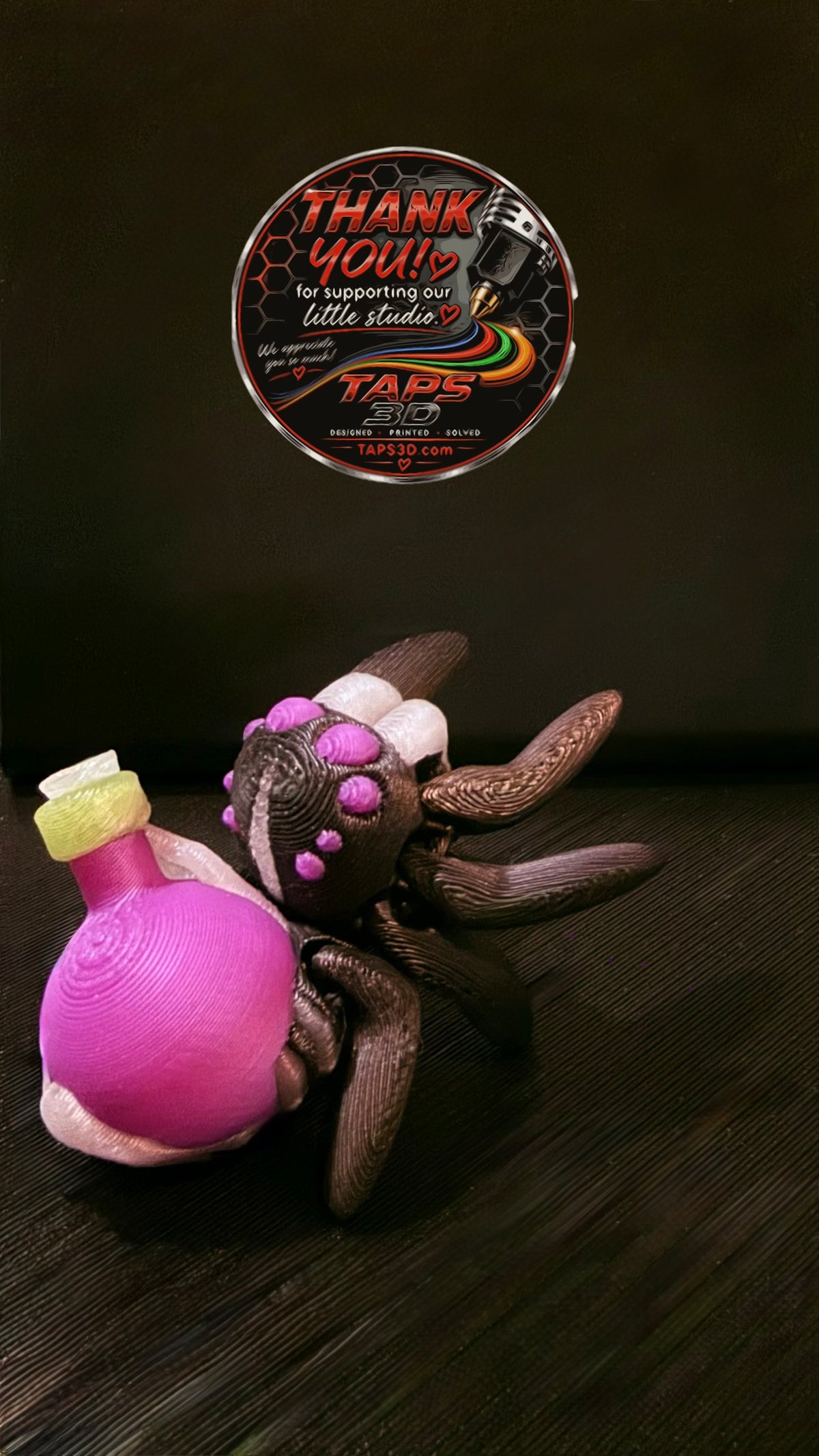 Tiny Spider - Potion (w/Glow)