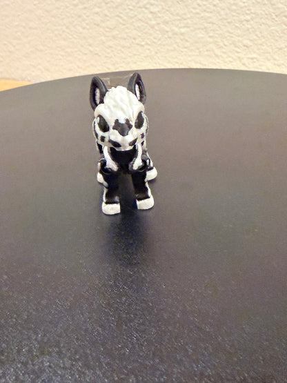 Hatchling,  Halloween Skeleton Horse (3"with neck up)