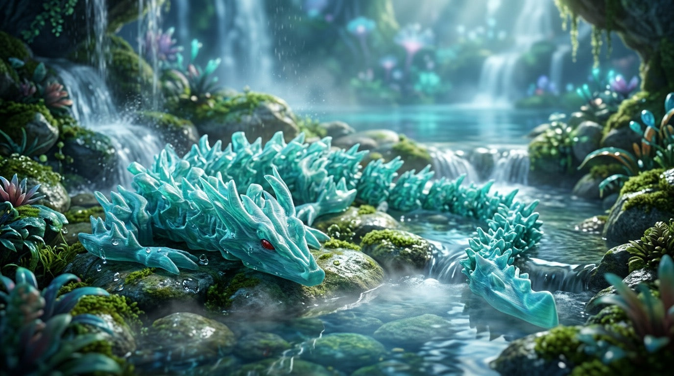 Water Dragon - Premium Triple Sensory Fidget Collectible