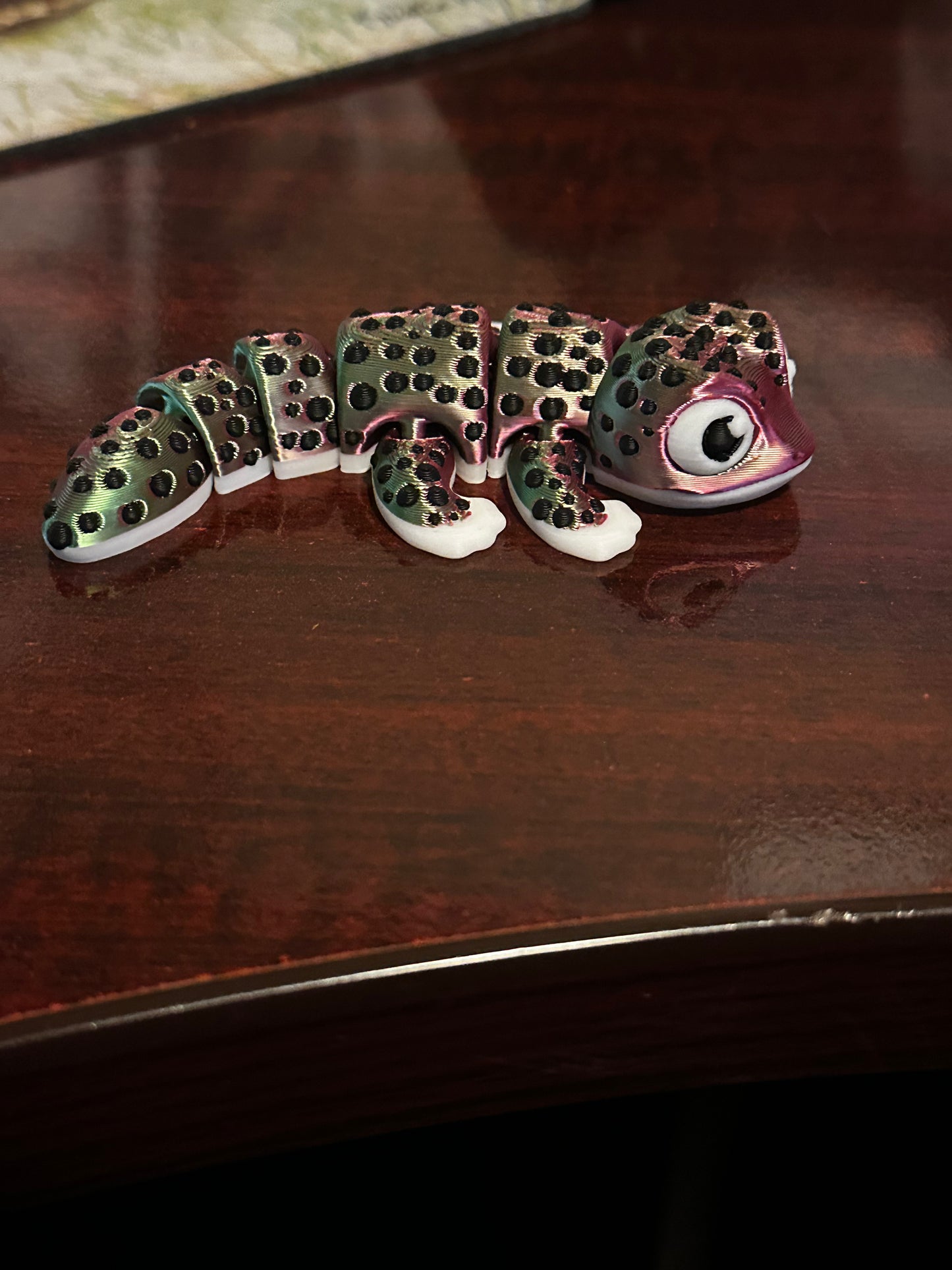 Watermelon Gecko (Pink and Green)