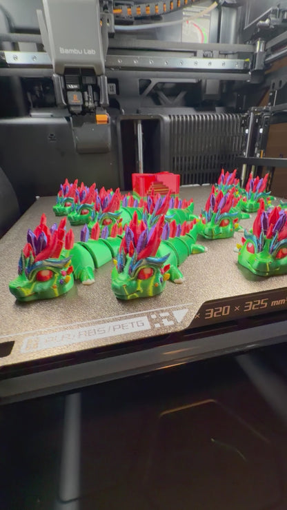Mini Dragon Keychain- 10 Color