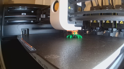 Tiny Spider - Pumpkin - Green